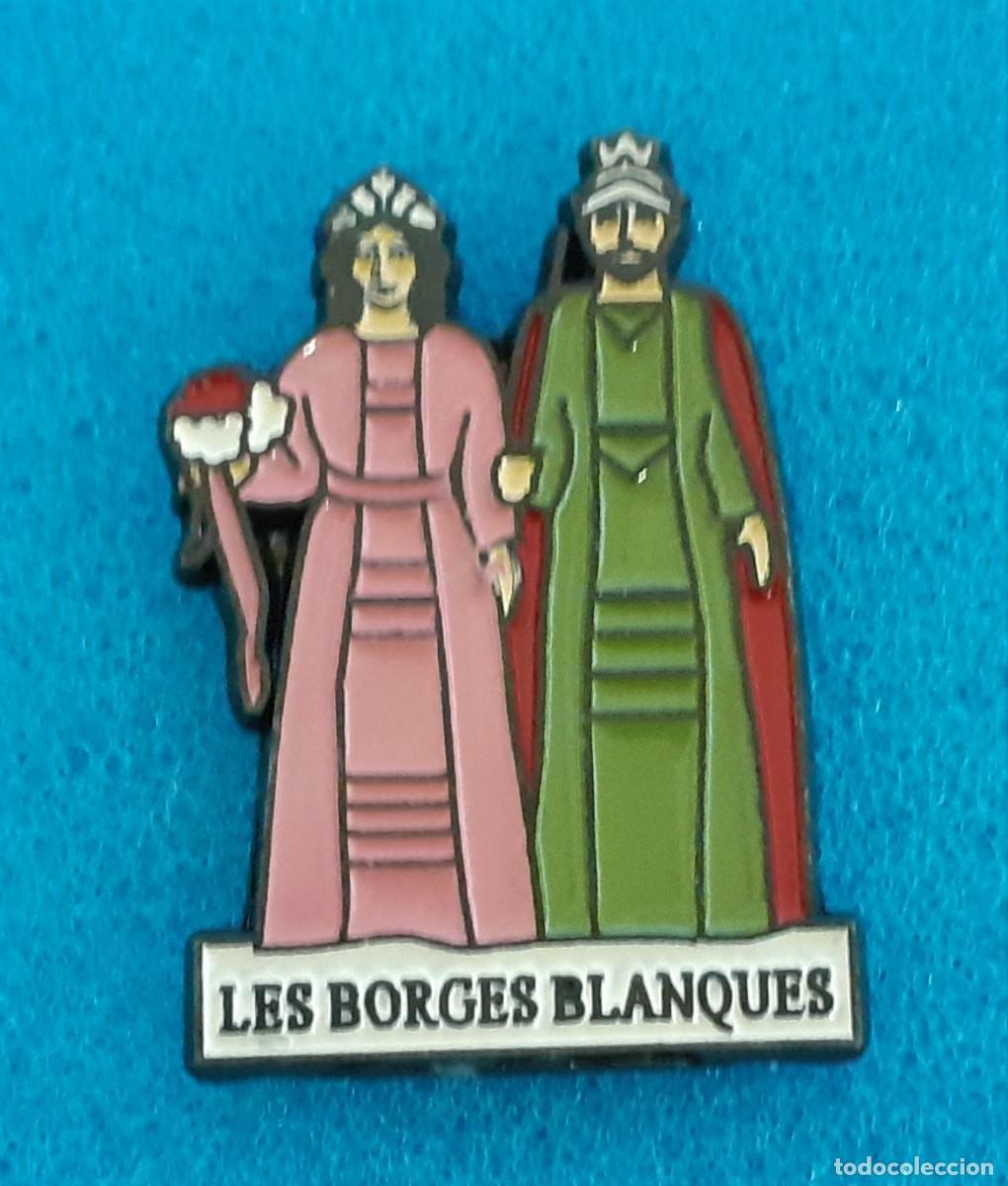 Pins de colecci&oacute;n: PIN VINTAGE GIGANTES DE LES BORGES BLANQUES (LLEIDA)