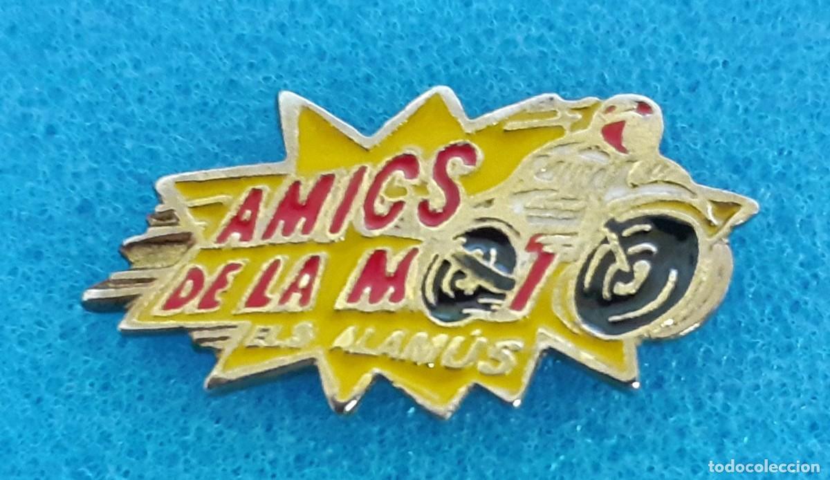 Pins de colecci&oacute;n: PIN VINTAGE AMICS DE LA MOTO, ELS ALAMUS (LLEIDA)