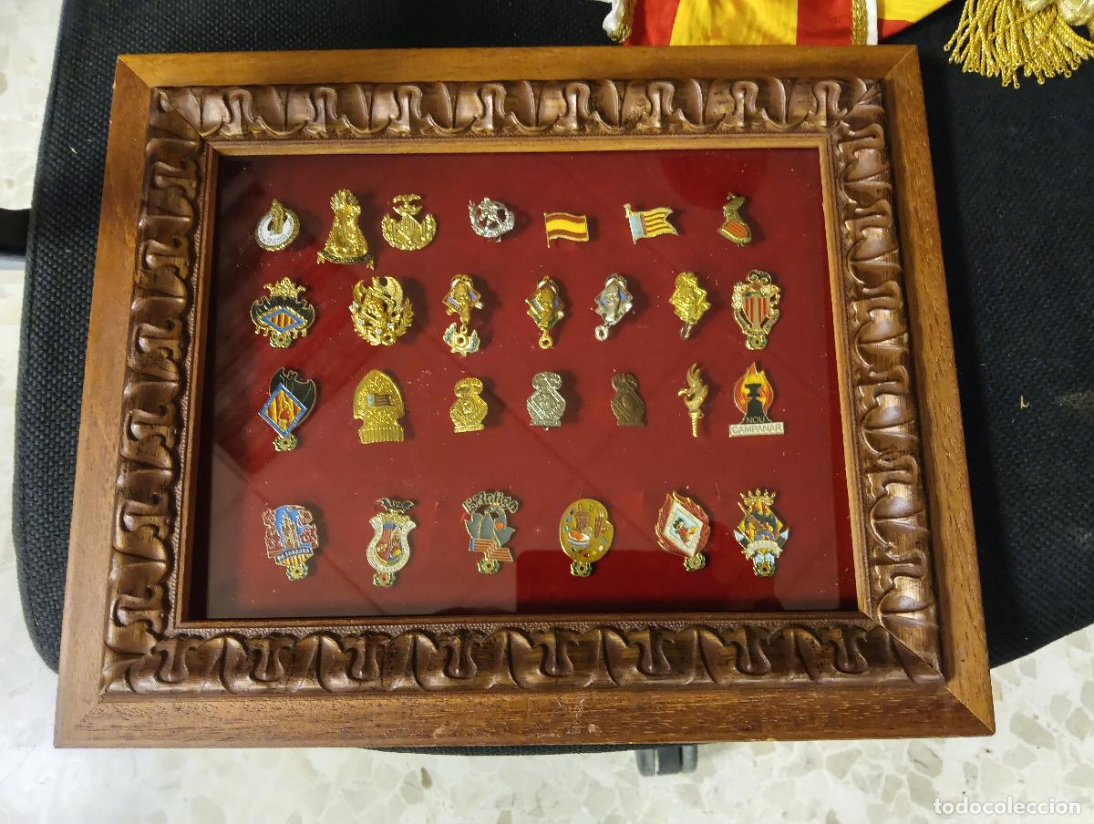 Pins de colecci&oacute;n: CUADRO HOMENAJE A VALENCIA Y SUS FALLAS INSIGNIAS DE JUNTA CENTRAL FALLERA Y FALLAS SECCION ESPECIAL