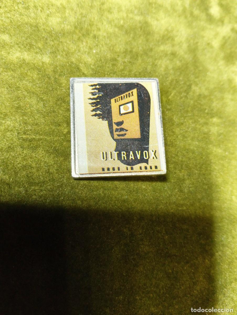 Pins de colecci&oacute;n: PIN PROMOCION DISCO ULTRAVOX - RAGE IN EDEN - ( MADE IN ENGLAND)