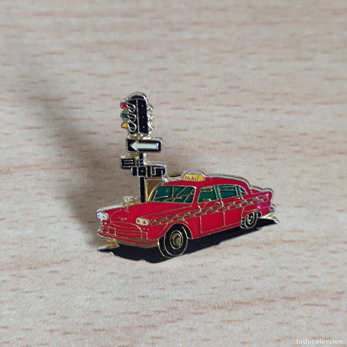 Pins de colecci&oacute;n: PIN - TAXI Y SEMAFORO - NEW YORK USA - AUTOMOVIL