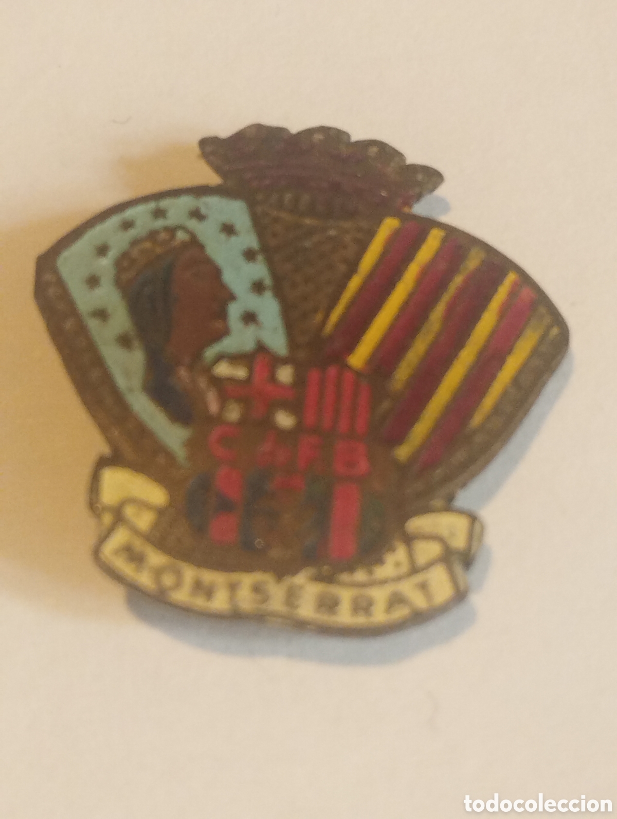 Pins de colecci&oacute;n: Aguja de solapa C.F.Barcelona Montserrat