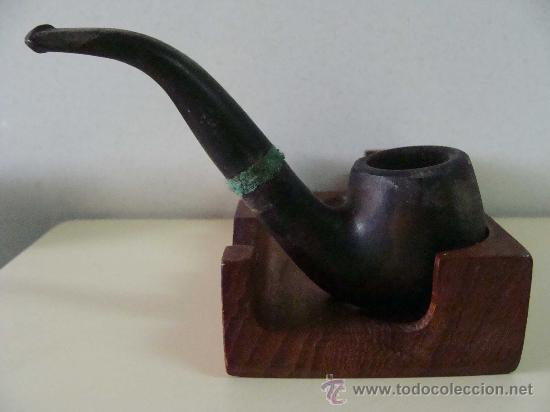 Pipas de fumar: PIPA DE FUMAR DE MADERA. SIN MARCAJES. USADA. - Foto 3