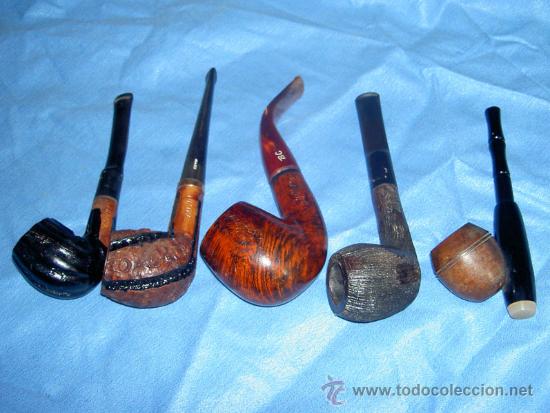 Pipas de fumar: LOTE DE 5 PIPAS - Foto 1