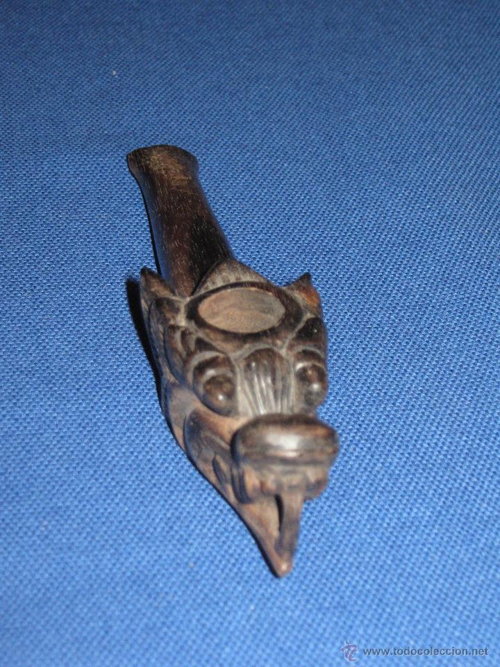 Pipas de fumar: PIPA DE MADERA TALLADA - Foto 2