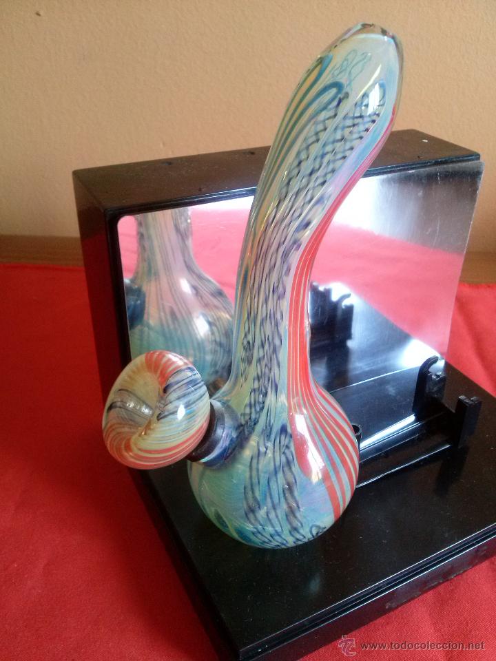Pipas de fumar: PIPA CRISTAL SOPLADO DE MURANO - Foto 2