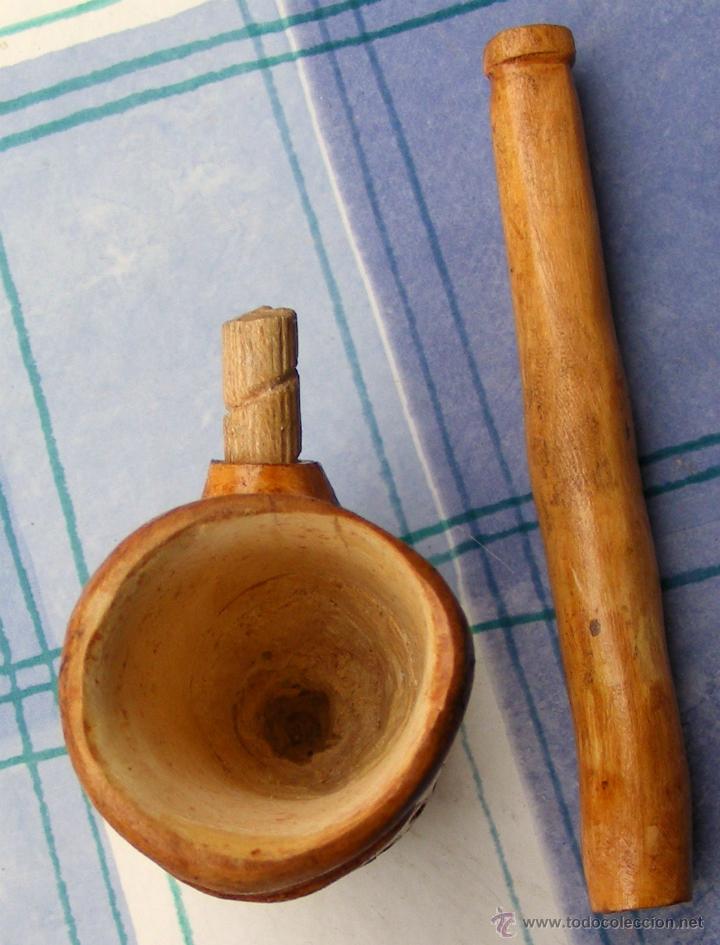 Pipas de fumar: PIPA DE MADERA CORTADA A MANO - Foto 6
