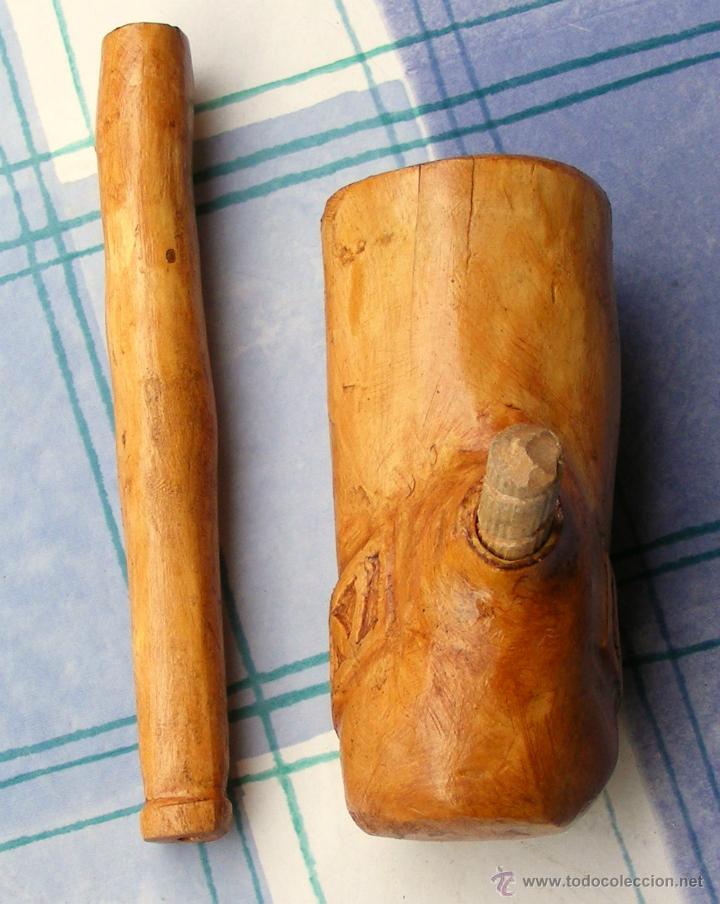 Pipas de fumar: PIPA DE MADERA CORTADA A MANO - Foto 7