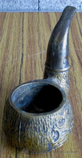Pipas de fumar: Pipa De bronce labrado - Foto 2