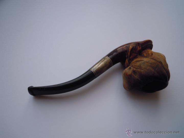 Pipas de fumar: PIPA CON CABEZA DE MUJER Y FUNDA - Foto 9