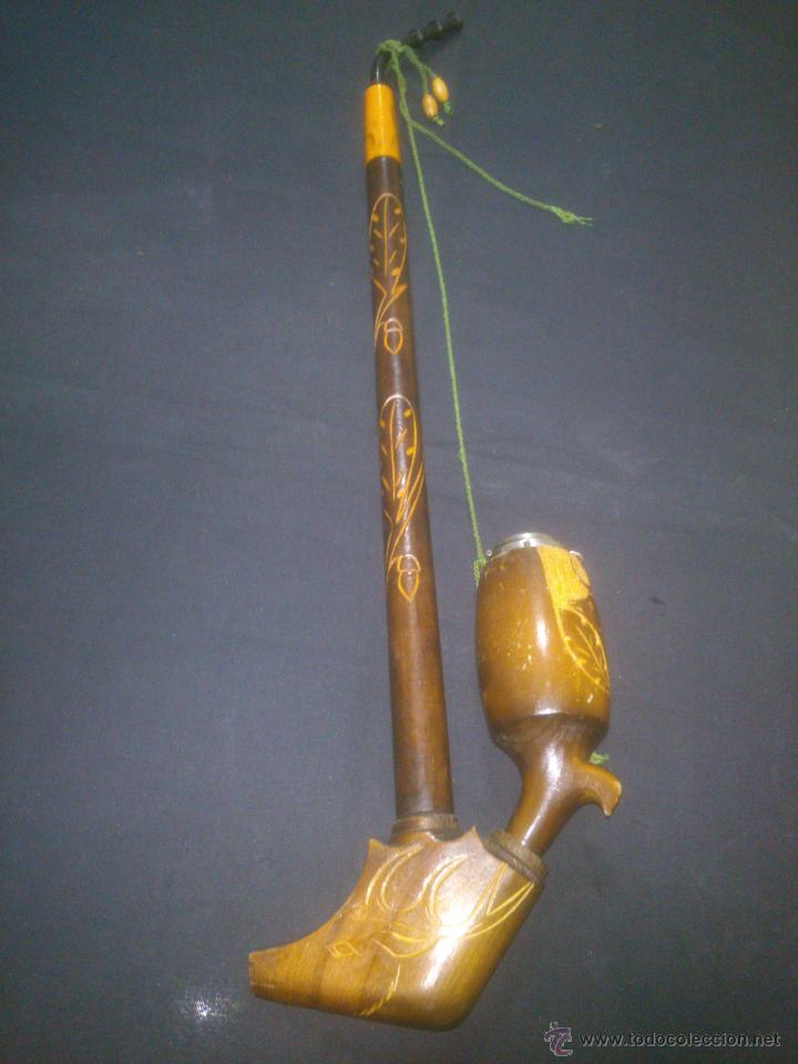 Pipas de fumar: PRECIOSA PIPA EN MADERA TALLADA - Foto 1