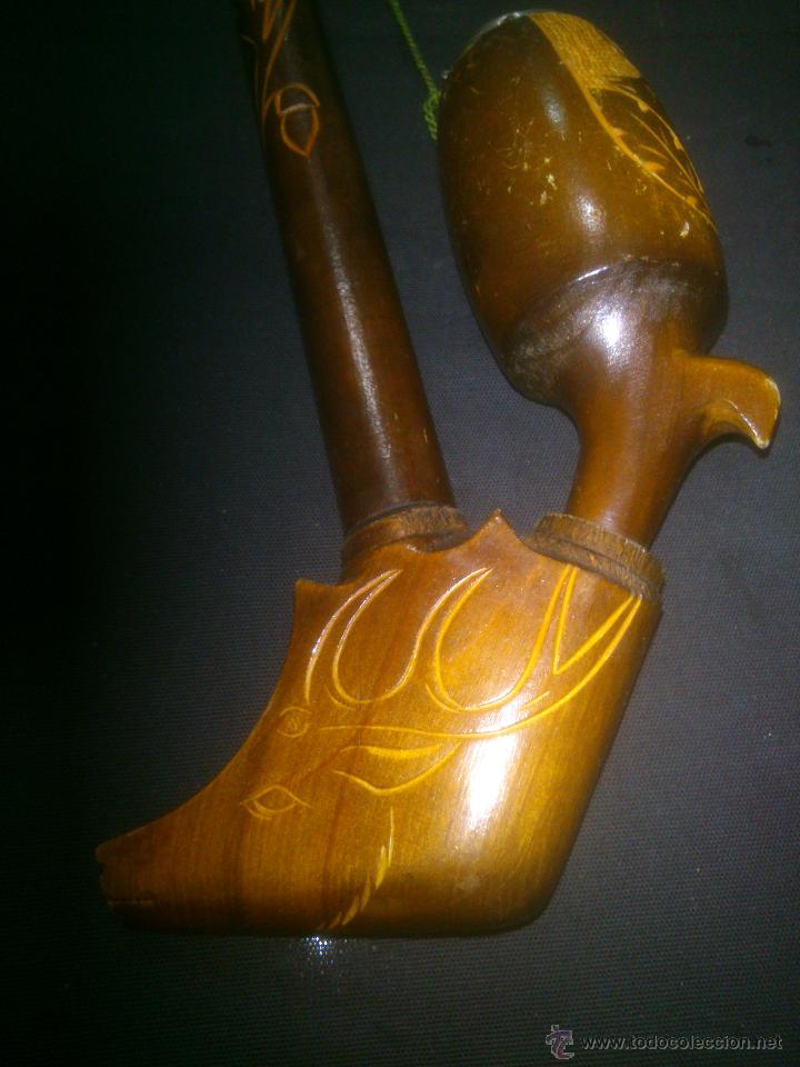 Pipas de fumar: PRECIOSA PIPA EN MADERA TALLADA - Foto 2