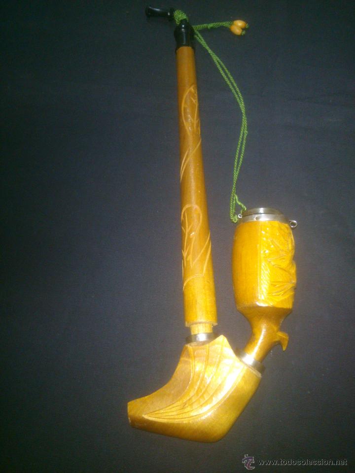 Pipas de fumar: PRECIOSA PIPA EN MADERA TALLADA - Foto 1