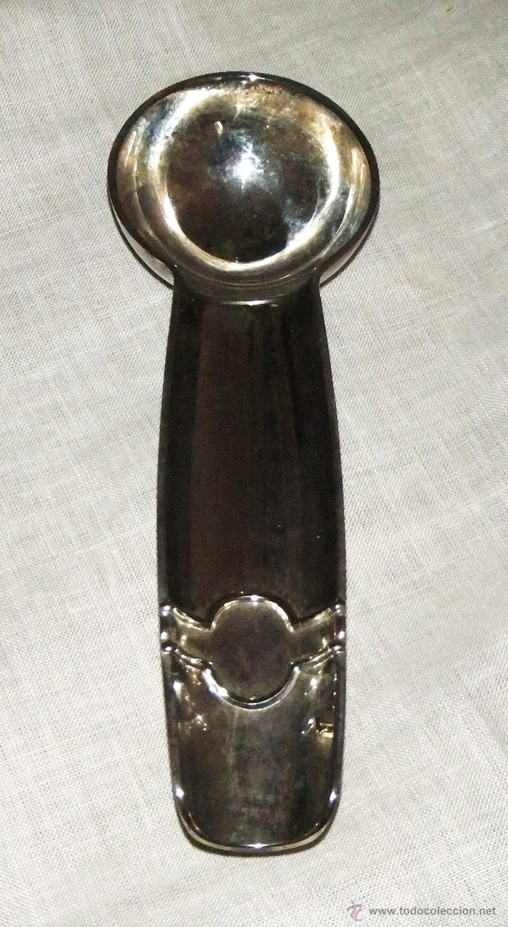 Pipas de fumar: REPOSAPIPAS DE ALPACA PLATEADA - Foto 3