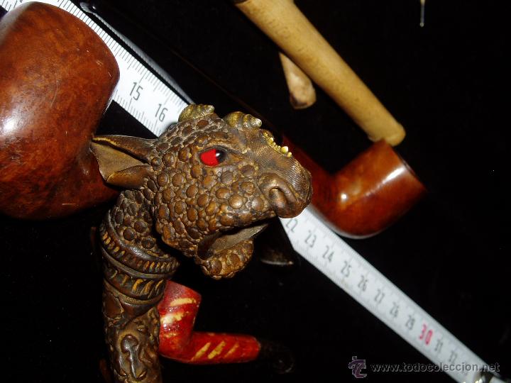 Pipas de fumar: Pipa Cer&aacute;mica forma de Drag&oacute;n - Foto 3