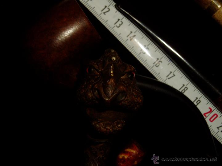Pipas de fumar: Pipa Cer&aacute;mica forma de Drag&oacute;n - Foto 5