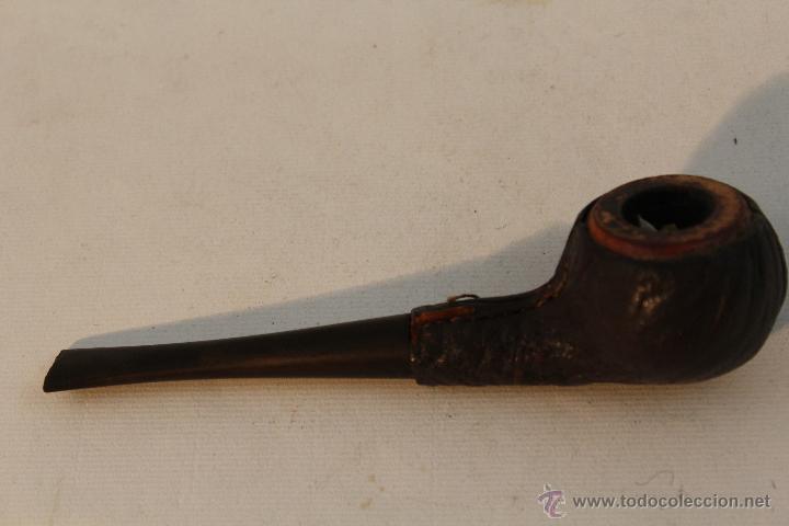 Pipas de fumar: PIPA DE FUMAR FORRADA EN PIEL - Foto 2