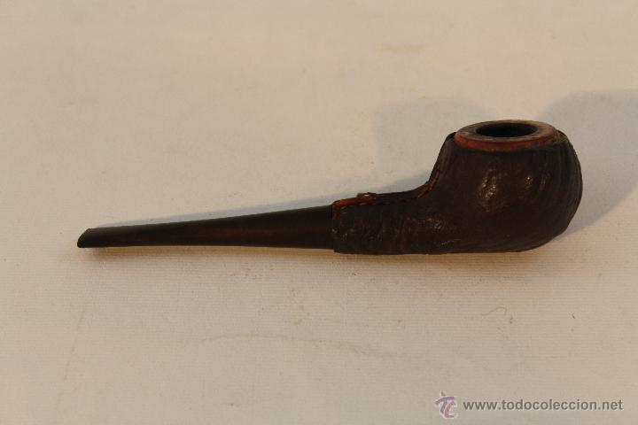 Pipas de fumar: PIPA DE FUMAR FORRADA EN PIEL - Foto 3