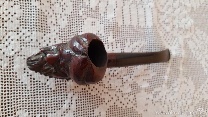 Pipas de fumar: PIPA DE MADERA TALLADA - Foto 2