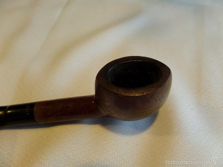 Pipas de fumar: Antigua pipa de madera ERIX - Foto 2