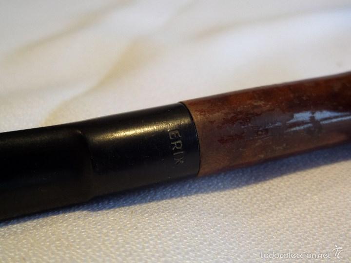 Pipas de fumar: Antigua pipa de madera ERIX - Foto 3