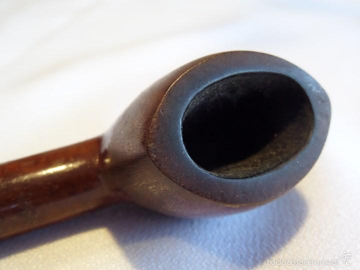 Pipas de fumar: Antigua pipa de madera ERIX - Foto 4