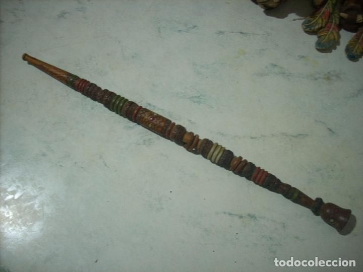 Pipas de fumar: Pipa de madera, muy decorada - Foto 1
