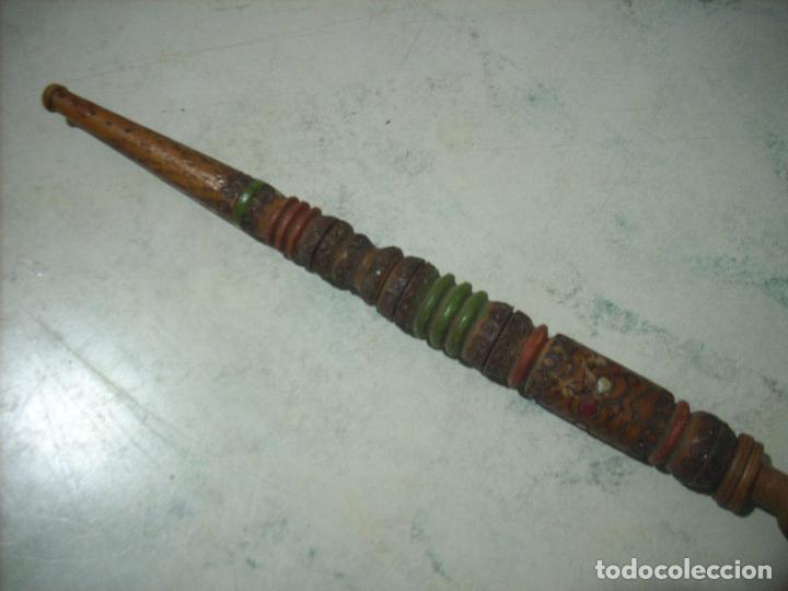 Pipas de fumar: Pipa de madera, muy decorada - Foto 2