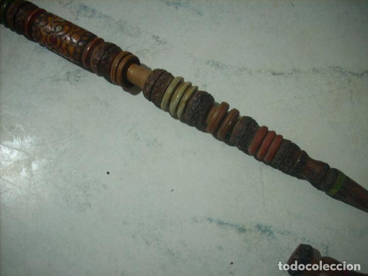Pipas de fumar: Pipa de madera, muy decorada - Foto 3