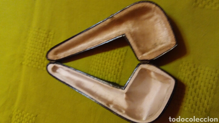Pipas de fumar: ANTIGUA FUNDA DE PIPA - Foto 4