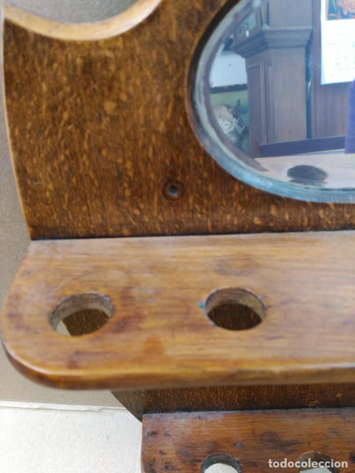 Pipas de fumar: MUEBLE EXPOSITOR PARA PIPAS, EN MADERA DE ROBLE, DE PARED - Foto 10