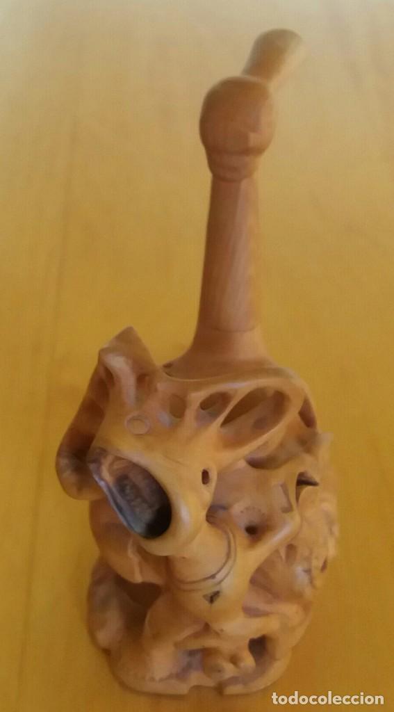 Pipas de fumar: PIPA MADERA DE BOJ TALLADA - Foto 2