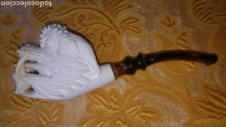 Pipas de fumar: CURIOSA PIPA CON ESTUCHE - Foto 2