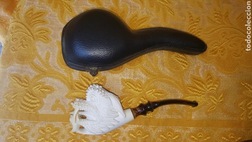 Pipas de fumar: CURIOSA PIPA CON ESTUCHE - Foto 11