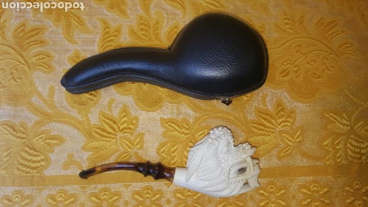 Pipas de fumar: CURIOSA PIPA CON ESTUCHE - Foto 12