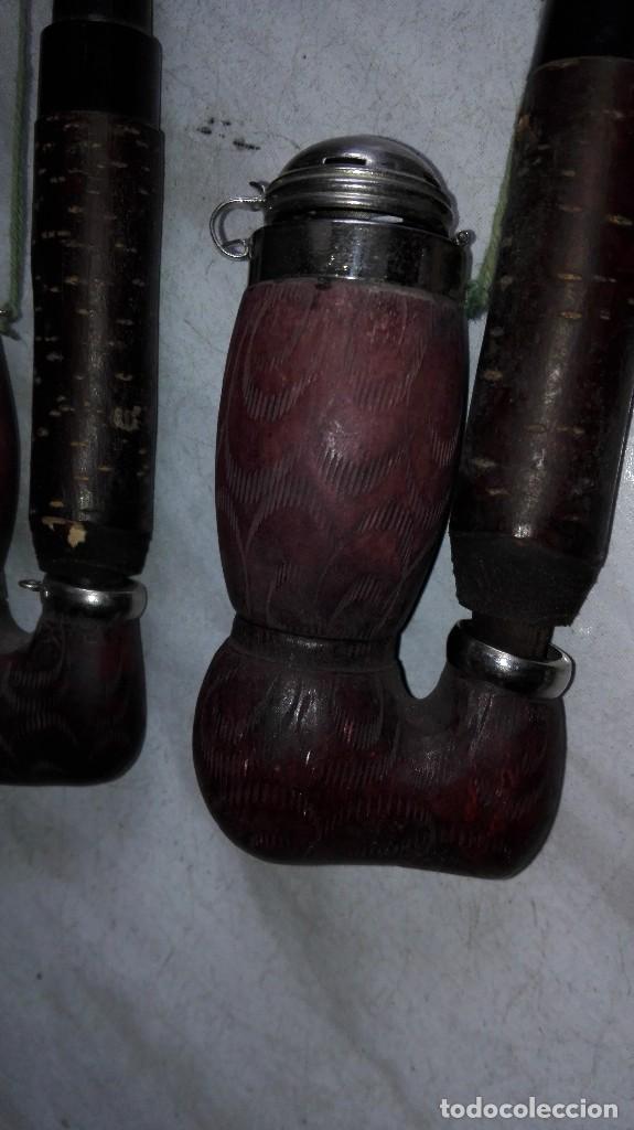 Pipas de fumar: 2 PIPAS ANTIGUAS DE MADERA - Foto 2