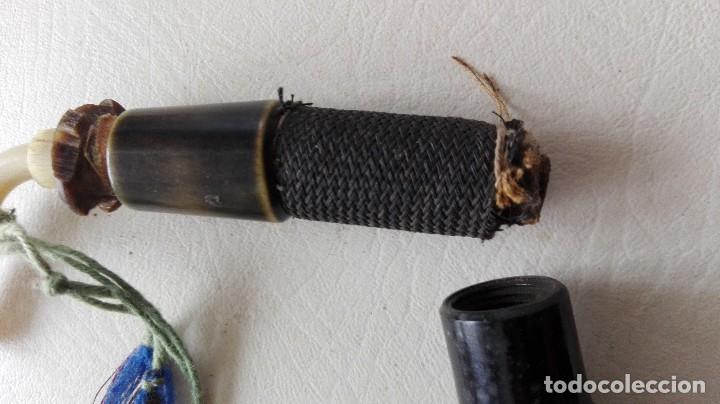 Pipas de fumar: 2 PIPAS ANTIGUAS DE MADERA - Foto 8
