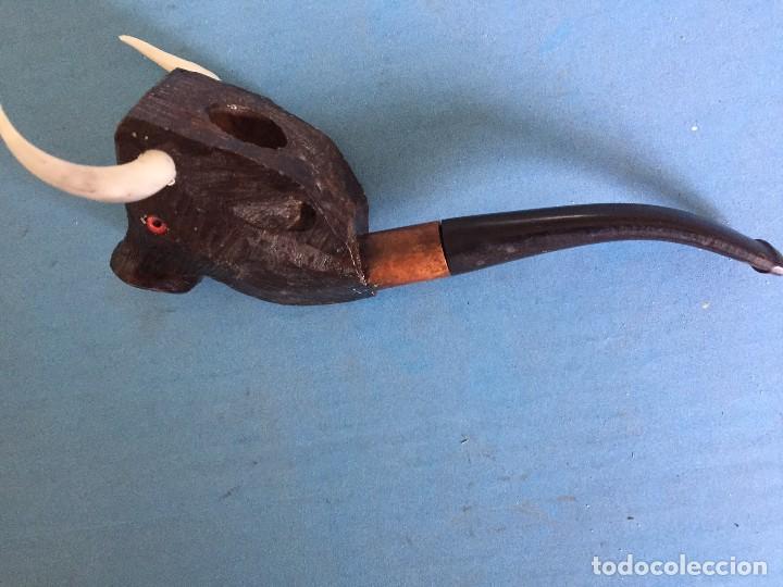 Pipas de fumar: pipa de coleccion tallada a mano - Foto 1