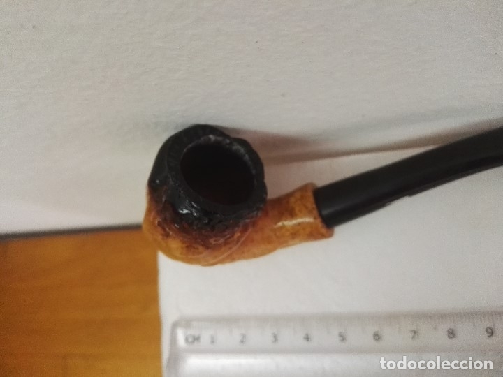 Pipas de fumar: Pipa de espuma de mar con forma de cara de indigena. - Foto 8