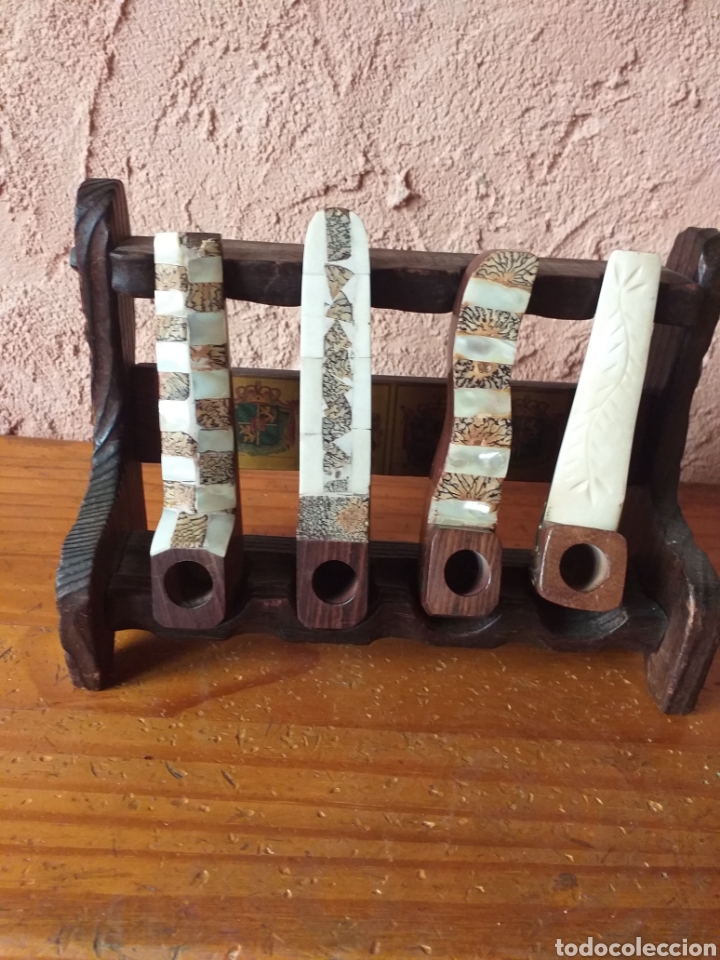 Pipas de fumar: LOTE DE PIPAS CON SOPORTE - Foto 26