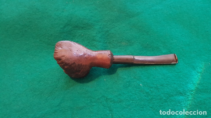 Pipas de fumar: PIPA DE FUMAR CON CABEZA TALLADA EN MADERA - Foto 8