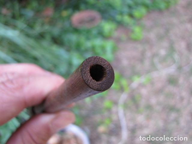 Pipas de fumar: Pipa de opio. Madera tallada - Foto 6