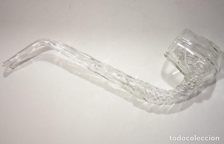 Pipas de fumar: PIPA DE FUMAR CRISTAL TALLADO CON FORMA - Foto 2