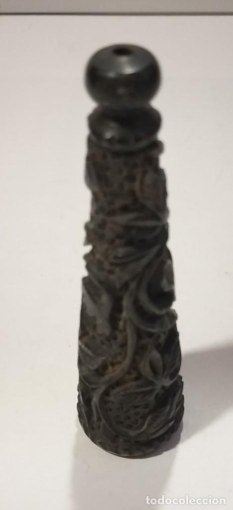 Pipas de fumar: PIPA DE FUMAR MADERA TALLADA.EBONIZADA. - Foto 2