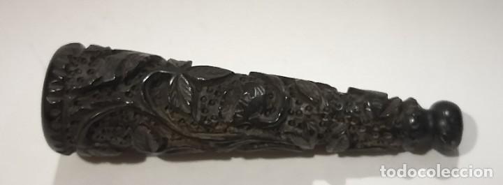Pipas de fumar: PIPA DE FUMAR MADERA TALLADA.EBONIZADA. - Foto 3
