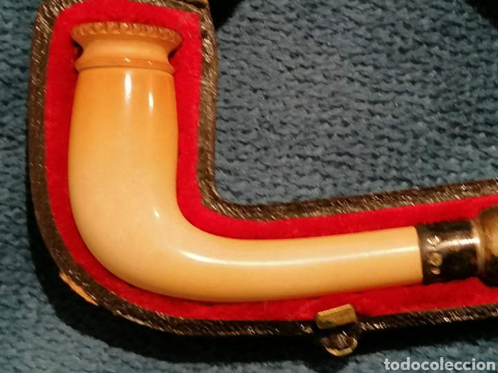 Pipas de fumar: PIPA ANTIGUA EN ESTUCHE - Foto 5