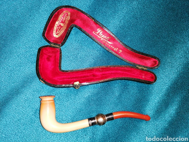 Pipas de fumar: PIPA ANTIGUA EN ESTUCHE - Foto 12