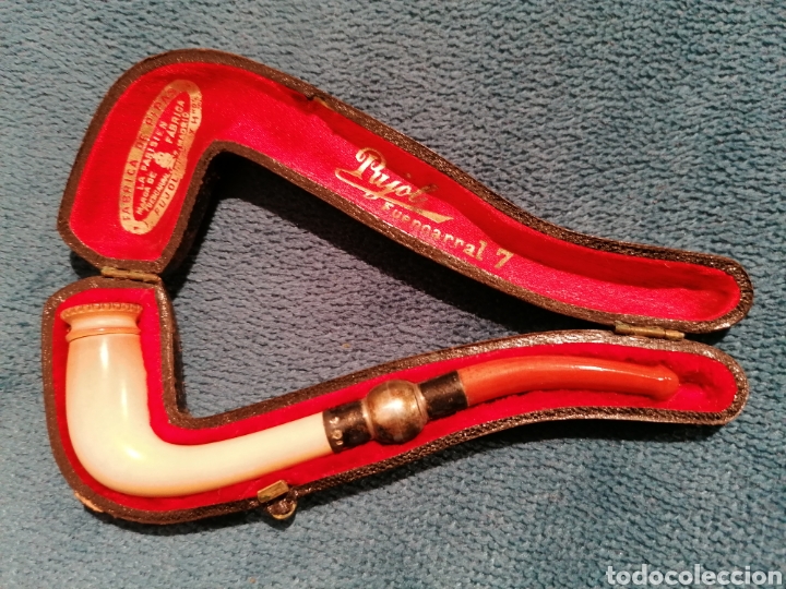 Pipas de fumar: PIPA ANTIGUA EN ESTUCHE - Foto 1