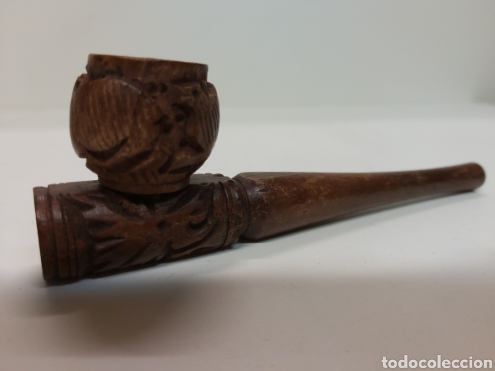 Pipas de fumar: Pipas madera y lat&oacute;n, sin usar - Foto 3