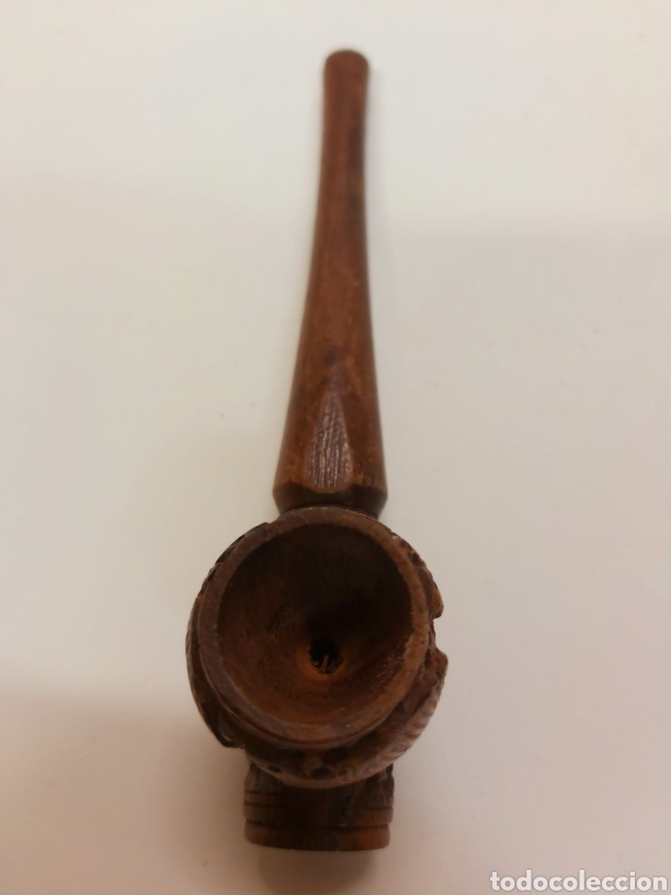 Pipas de fumar: Pipas madera y lat&oacute;n, sin usar - Foto 4